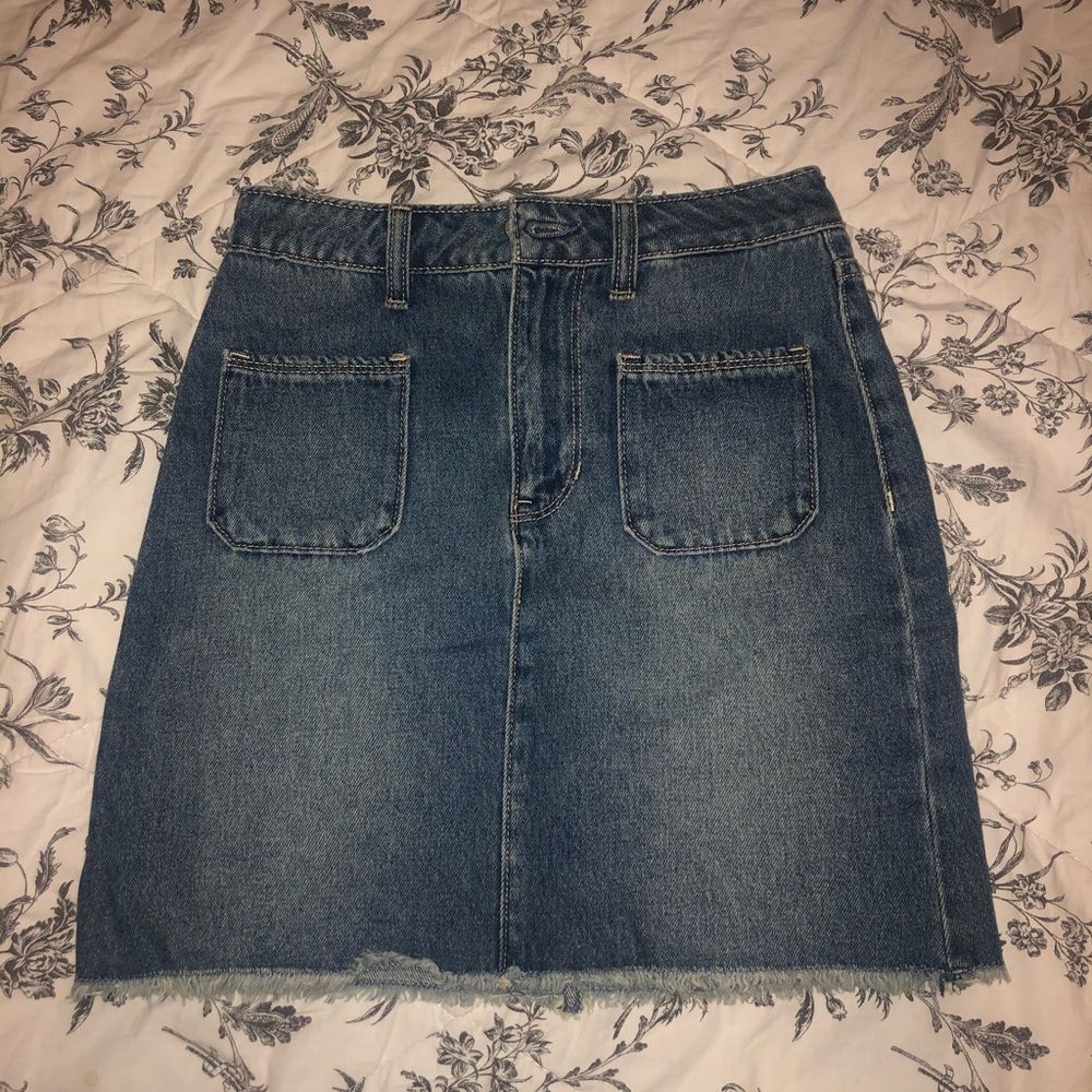 Brand New Hollister Jean Skirt